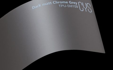 Folienfarbe Dark matt Chrome Grey