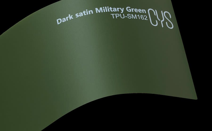 Folienfarbe Dark satin Military Green