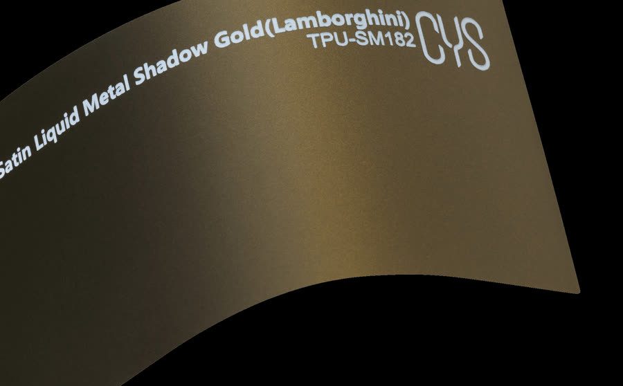 Folienfarbe Satin Liquid Metal Shadow Gold