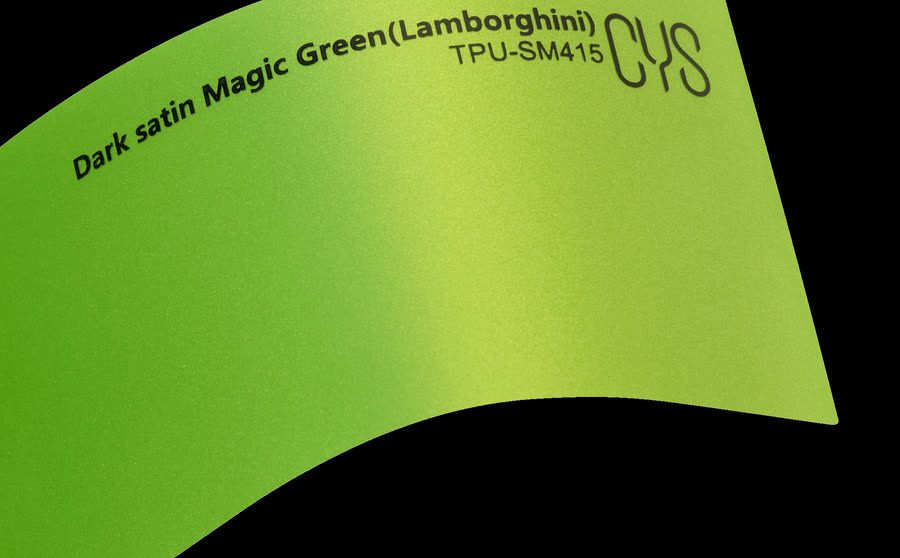 Folienfarbe Dark satin Magic Green
