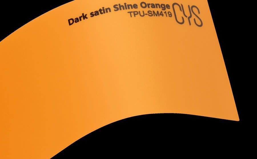 Folienfarbe Dark satin Shine Orange