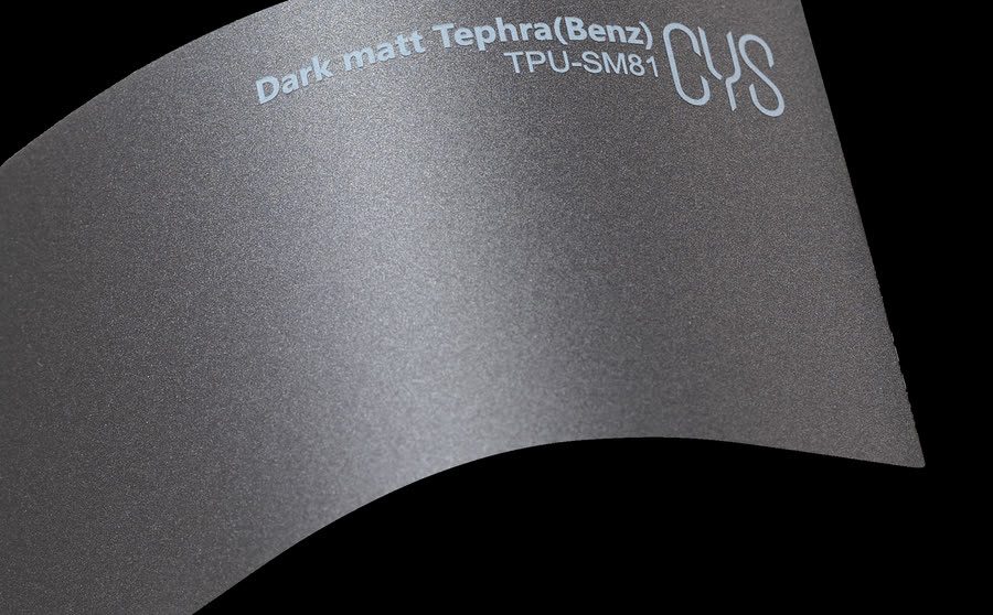Folienfarbe Dark matt Tephra