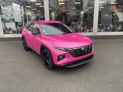 Hyundai Tucson Vollfolierung Pink